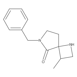 6-Benzyl-3-methyl-1,6-diazaspiro[3.4]octan-5-one Structure
