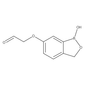 [2-(1,3-Dihydro-1-hydroxy-2,1-benzoxaborol-6-yloxy)]acetaldehyde结构式