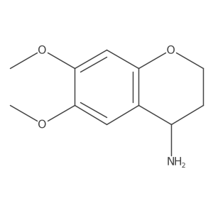 (S)-6,7-Dimethoxychroman-4-amine结构式
