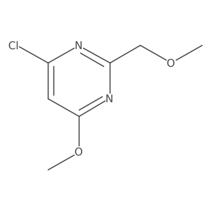 4-Chloro-6-methoxy-2-(methoxymethyl)pyrimidine Structure