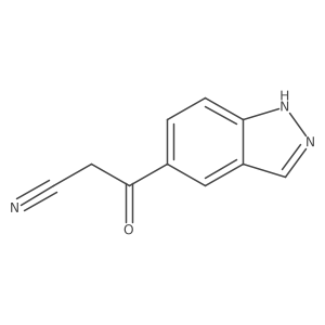 3-(1H-indazol-5-yl)-3-oxopropanenitrile结构式