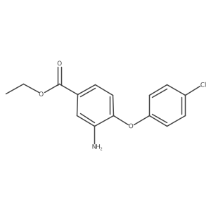 Ethyl 3-amino-4-(4-chlorophenoxy)benzoate Structure