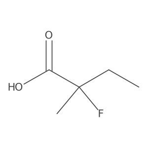 (S)-2-Fluoro-2-methylbutanoic acid结构式