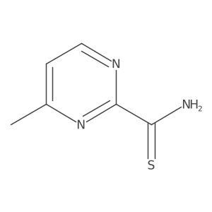 2-Pyrimidinecarbothioamide, 4-methyl- Structure