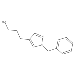 3-(1-benzyl-1H-pyrazol-4-yl)propan-1-ol Structure