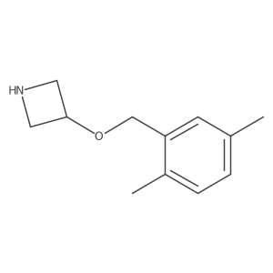 3-[(2,5-Dimethylphenyl)methoxy]azetidine结构式