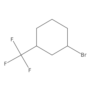 1-Bromo-3-(trifluoromethyl)cyclohexane Structure