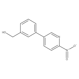 (3-(6-Nitropyridin-3-yl)phenyl)methanol结构式