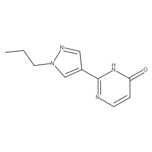 2-(1-Propyl-1H-pyrazol-4-yl)pyrimidin-4-ol Structure