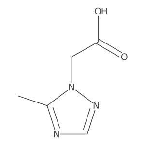 (5-Methyl-[1,2,4]triazol-1-yl)-acetic acid结构式