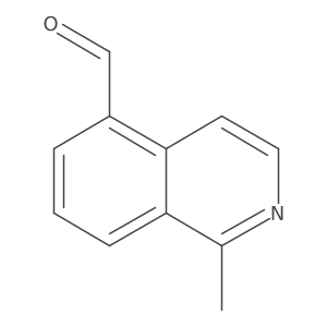 1-Methylisoquinoline-5-carbaldehyde结构式