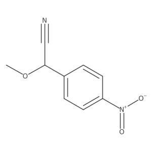 2-Methoxy-2-(4-nitrophenyl)acetonitrile结构式