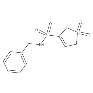 N-Benzyl-1,1-dioxo-2,5-dihydro-1lambda6-thiophene-3-sulfonamide Structure