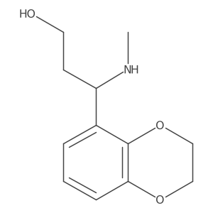 3-(2,3-Dihydrobenzo[b][1,4]dioxin-5-yl)-3-(methylamino)propan-1-ol结构式