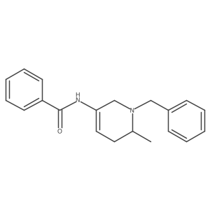 N-(1-benzyl-6-methyl-1,2,5,6-tetrahydropyridin-3-yl)benzamide结构式