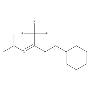 N-[3-Cyclohexyl-1-(trifluoromethyl)propylidene]-2-propanamine Structure