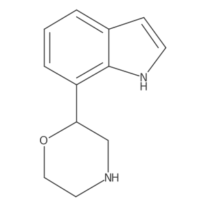 7-(morpholin-2-yl)-1H-indole结构式