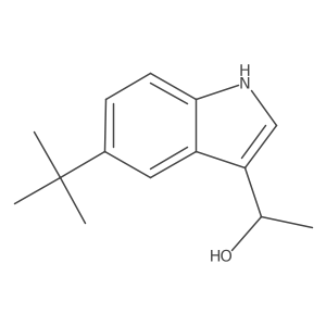 1-(5-(tert-Butyl)-1H-indol-3-yl)ethanol Structure