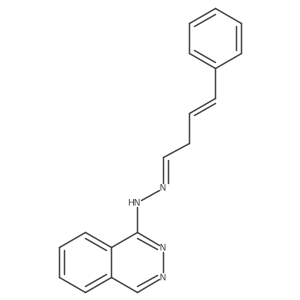 4-Phenyl-3-butenal 2-(1-phthalazinyl)hydrazone Structure