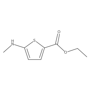 Ethyl 5-(methylamino)thiophene-2-carboxylate Structure