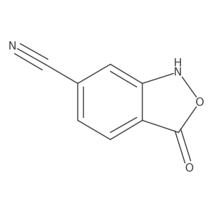 3-Oxo-1,3-dihydrobenzo[c]isoxazole-6-carbonitrile Structure