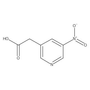 2-(5-Nitropyridin-3-yl)acetic acid Structure