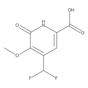 4-(Difluoromethyl)-6-hydroxy-5-methoxypicolinic acid Structure