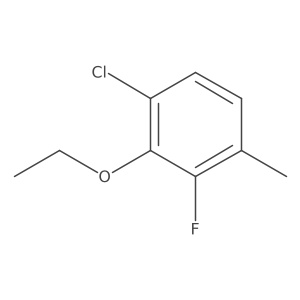1-Chloro-2-ethoxy-3-fluoro-4-methylbenzene Structure
