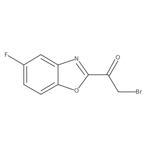 2-Bromo-1-(5-fluoro-1,3-benzoxazol-2-yl)ethanone Structure