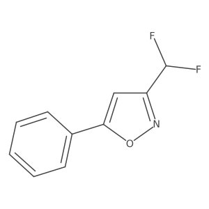 3-(Difluoromethyl)-5-phenylisoxazole Structure