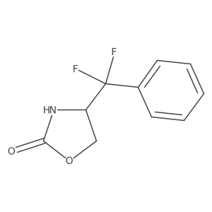 4-[Difluoro(phenyl)methyl]-1,3-oxazolidin-2-one结构式