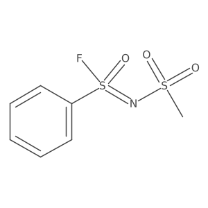 N-(methylsulfonyl)-Benzenesulfonimidoyl fluoride Structure