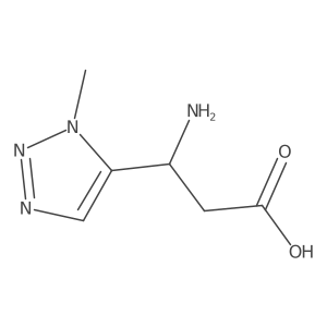 (3S)-3-Amino-3-(1-methyl-1H-1,2,3-triazol-5-yl)propanoic acid Structure