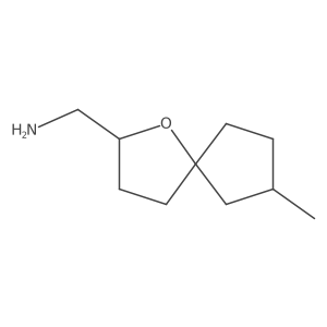 {7-Methyl-1-oxaspiro[4.4]nonan-2-yl}methanamine结构式