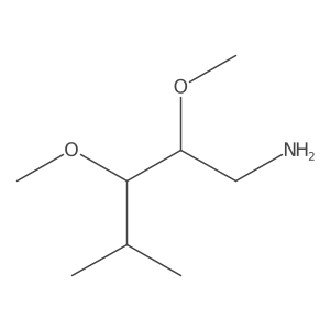 2,3-Dimethoxy-4-methylpentan-1-amine Structure