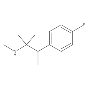 [3-(4-Fluorophenyl)-2-methylbutan-2-yl](methyl)amine Structure