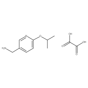 (6-Isopropoxypyridin-3-yl)methanamine oxalate结构式