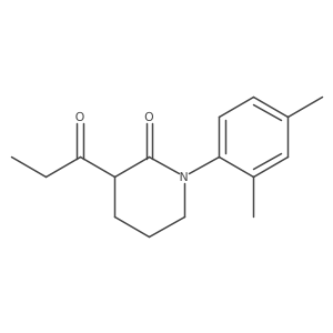 1-(2,4-Dimethylphenyl)-3-propanoylpiperidin-2-one结构式
