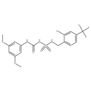 1-({[3-Chloro-5-(trifluoromethyl)pyridin-2-yl]methyl}sulfamoyl)-3-(4,6-dimethoxypyrimidin-2-yl)urea结构式