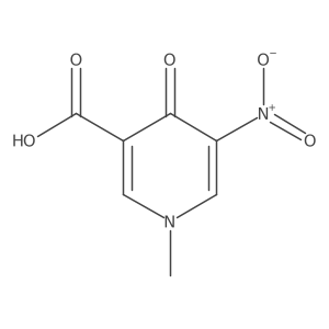 1-Methyl-5-nitro-4-oxo-1,4-dihydropyridine-3-carboxylic acid结构式