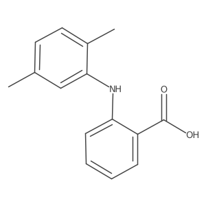 2-[(2,5-Dimethylphenyl)amino]benzoic acid结构式