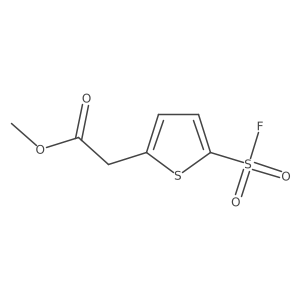 Methyl 2-[5-(fluorosulfonyl)thiophen-2-yl]acetate Structure