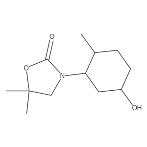 3-(5-Hydroxy-2-methylcyclohexyl)-5,5-dimethyl-1,3-oxazolidin-2-one Structure