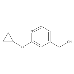 (2-Cyclopropoxypyridin-4-yl)methanol结构式