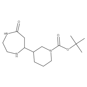 Tert-butyl 3-(7-oxo-1,4-diazepan-5-yl)piperidine-1-carboxylate Structure