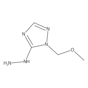 5-Hydrazino-1-(methoxymethyl)-1h-1,2,4-triazole Structure