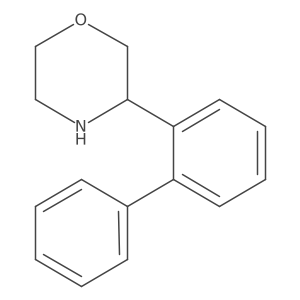3-(2-Phenylphenyl)morpholine结构式