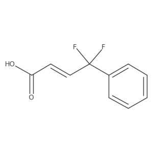 4,4-Difluoro-4-phenylbut-2-enoic acid结构式