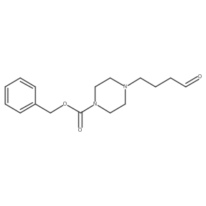 Benzyl 4-(4-oxobutyl)piperazine-1-carboxylate Structure