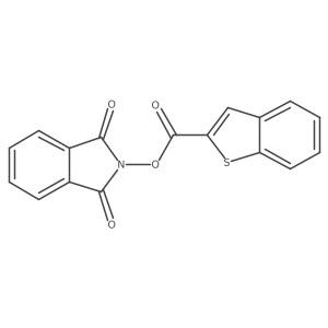 1,3-dioxo-2,3-dihydro-1H-isoindol-2-yl 1-benzothiophene-2-carboxylate Structure